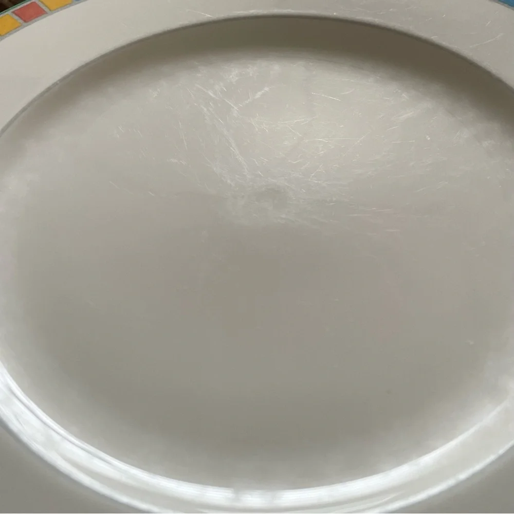 SET of 4 Twist-Alea Dinner Plates by Villeroy & Boch (please read description)
